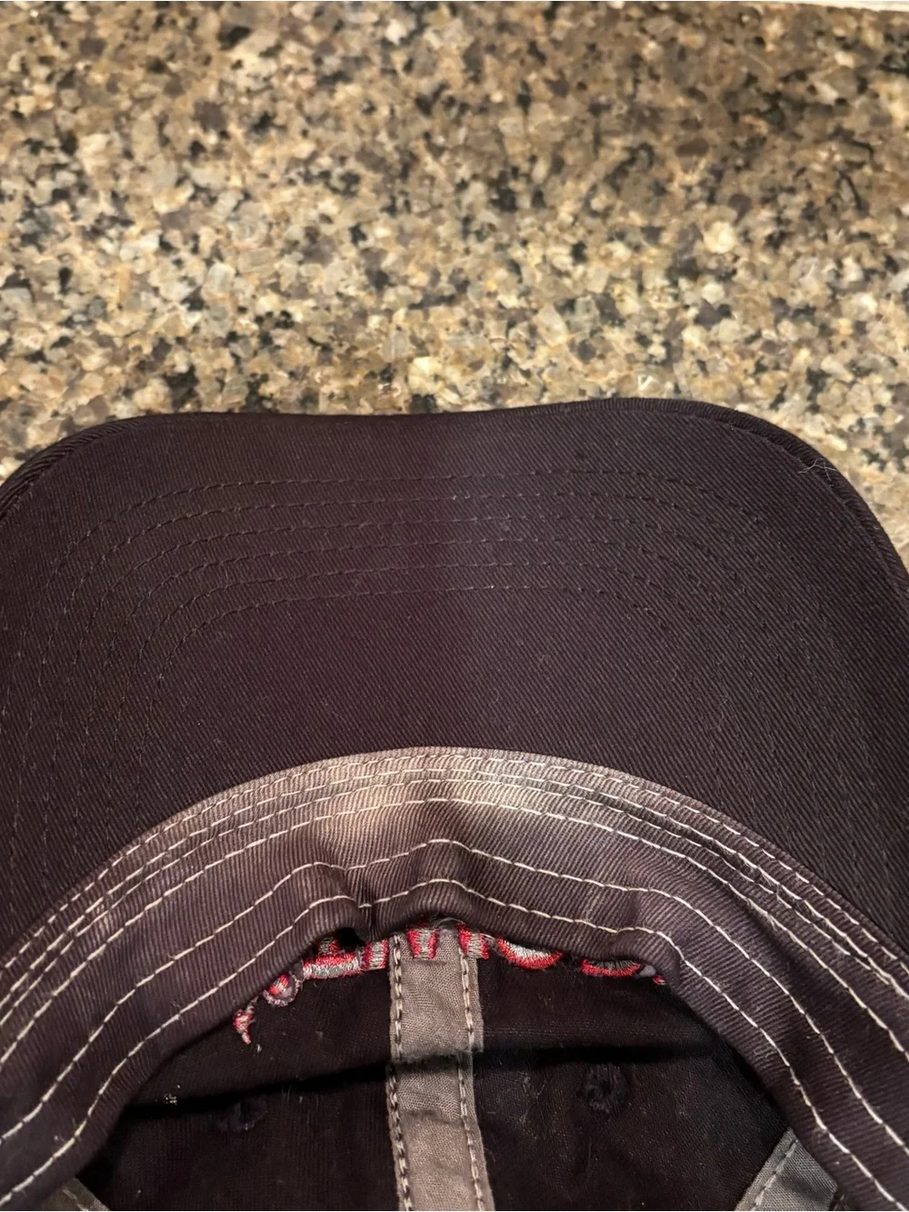 Hotworx brand yoga baseball cap features a classic fitness mesh back in gray.